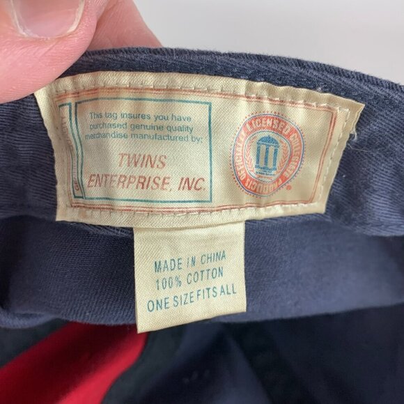 Arizona Wildcats NCAA Red Navy Blue Twins Enterprise Relaxed Fit Strapback Hat - Picture 5 of 5